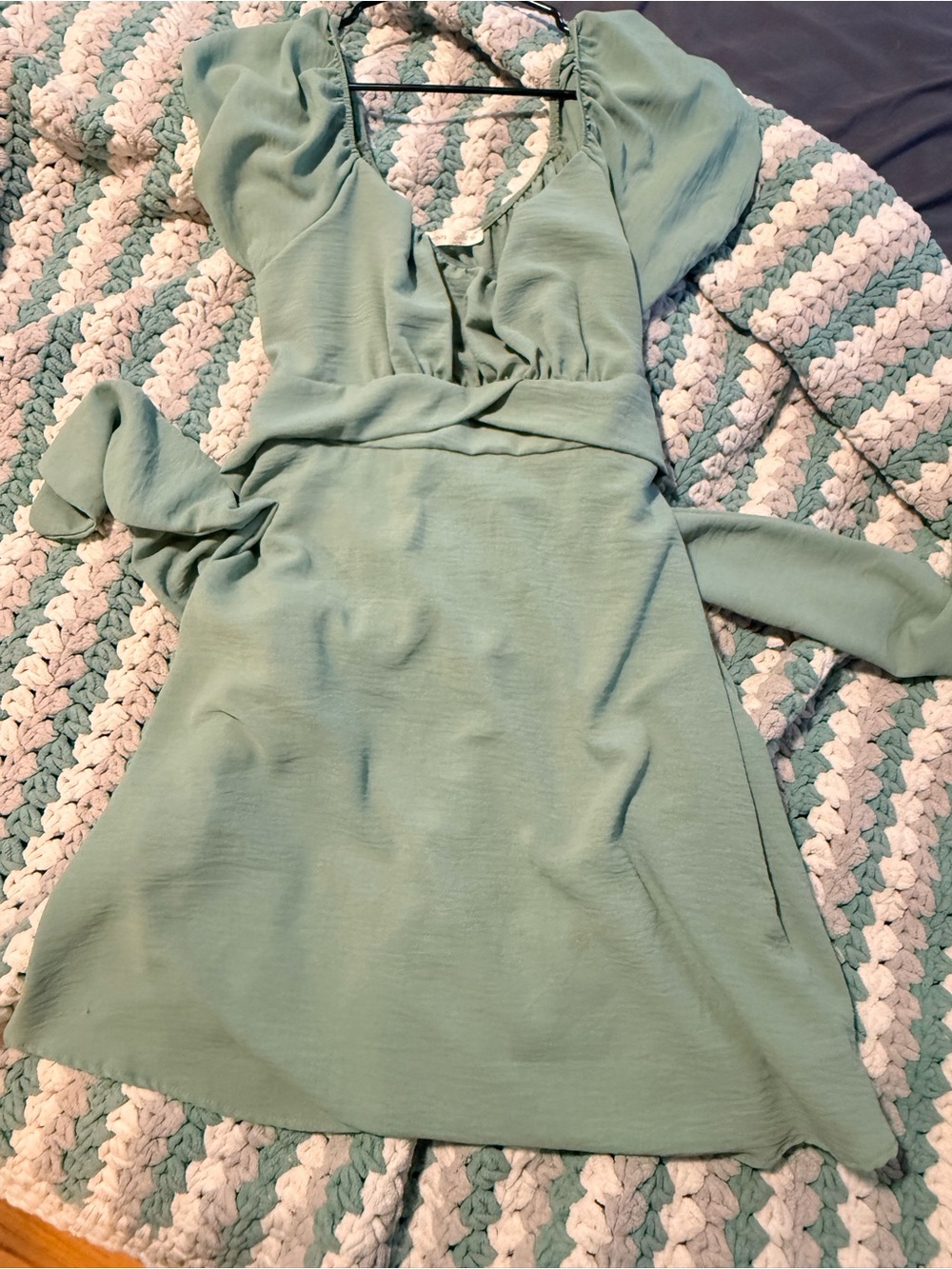 Altar'd State Mint Green Flow Dress